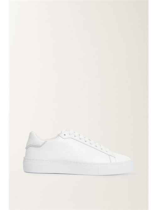 LEATHER SNEAKERS FABIANA FILIPPI | ASD265A93921 BIANCO OTTICO